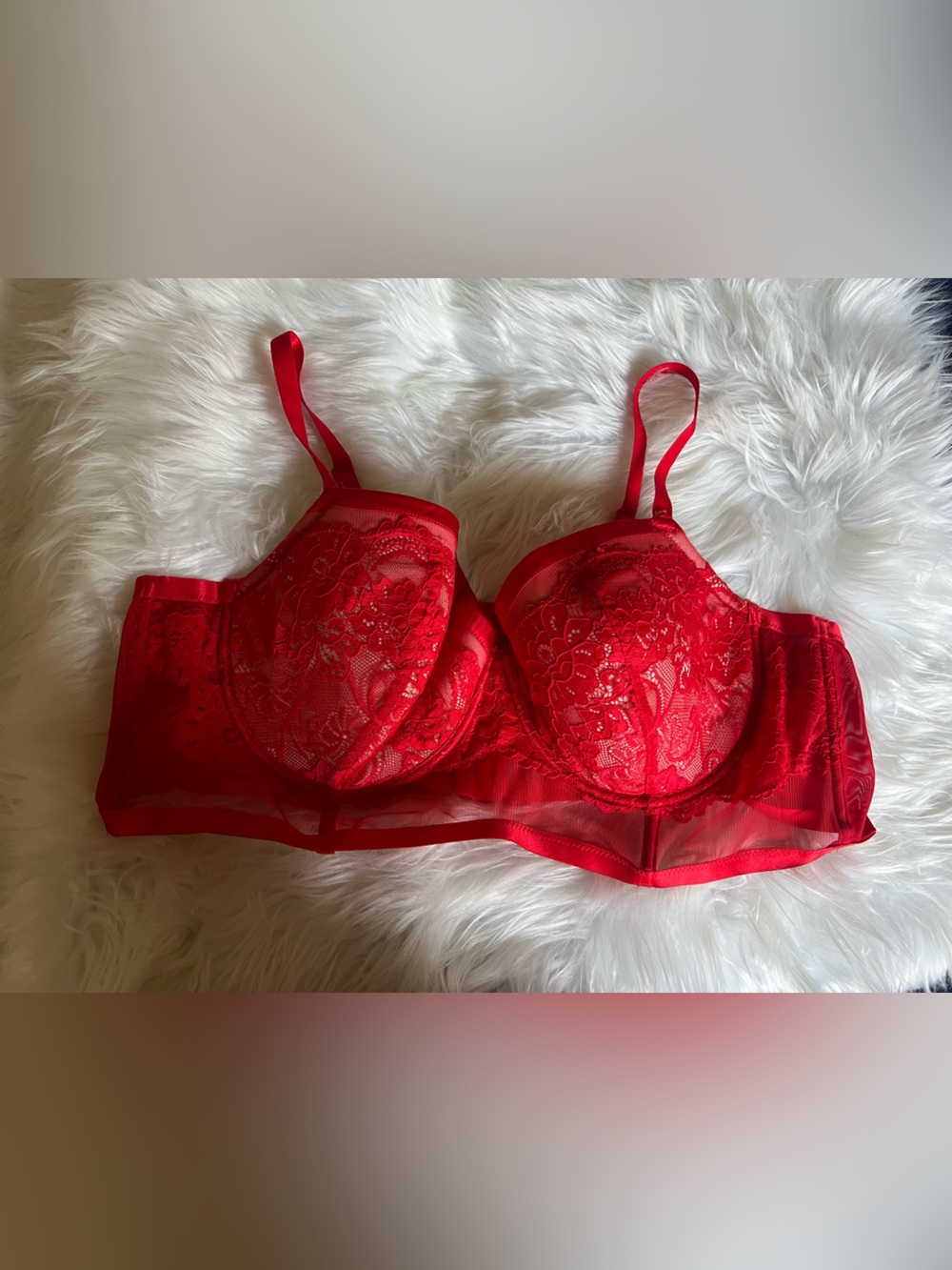torrid Red Lace  Bra